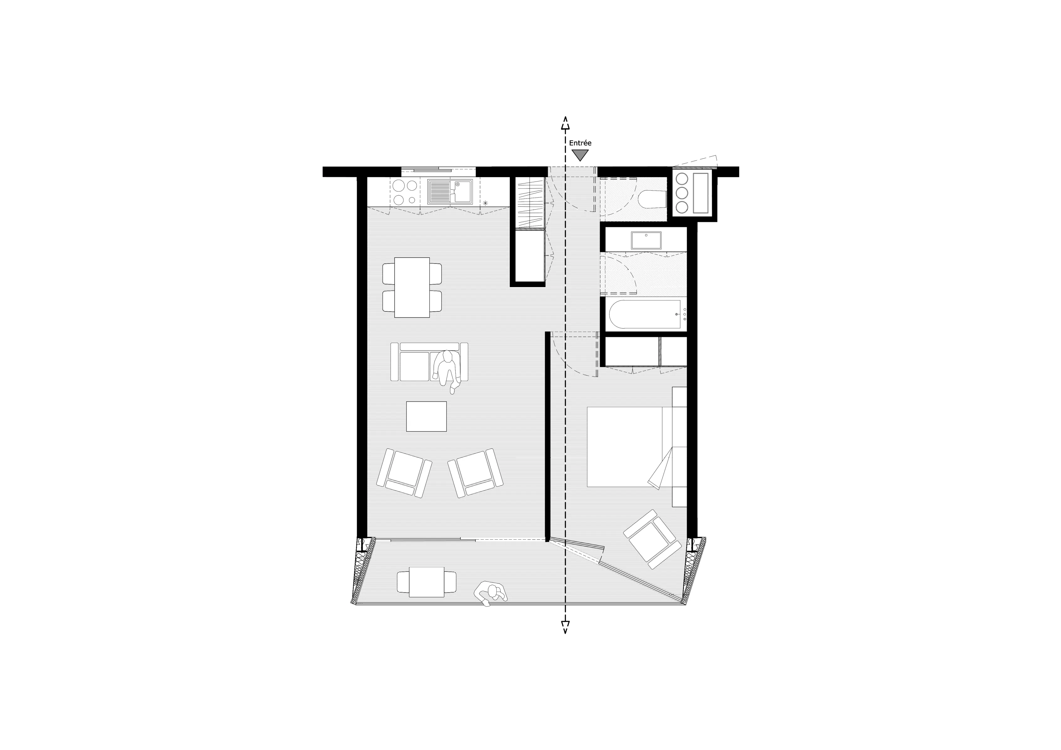 05g-Plan-Appartement-Type-Construction-Hotel-Appart-Hotel-Logement-Spa-Restaurant-Parc-Suisse-Atela-Architectes_0