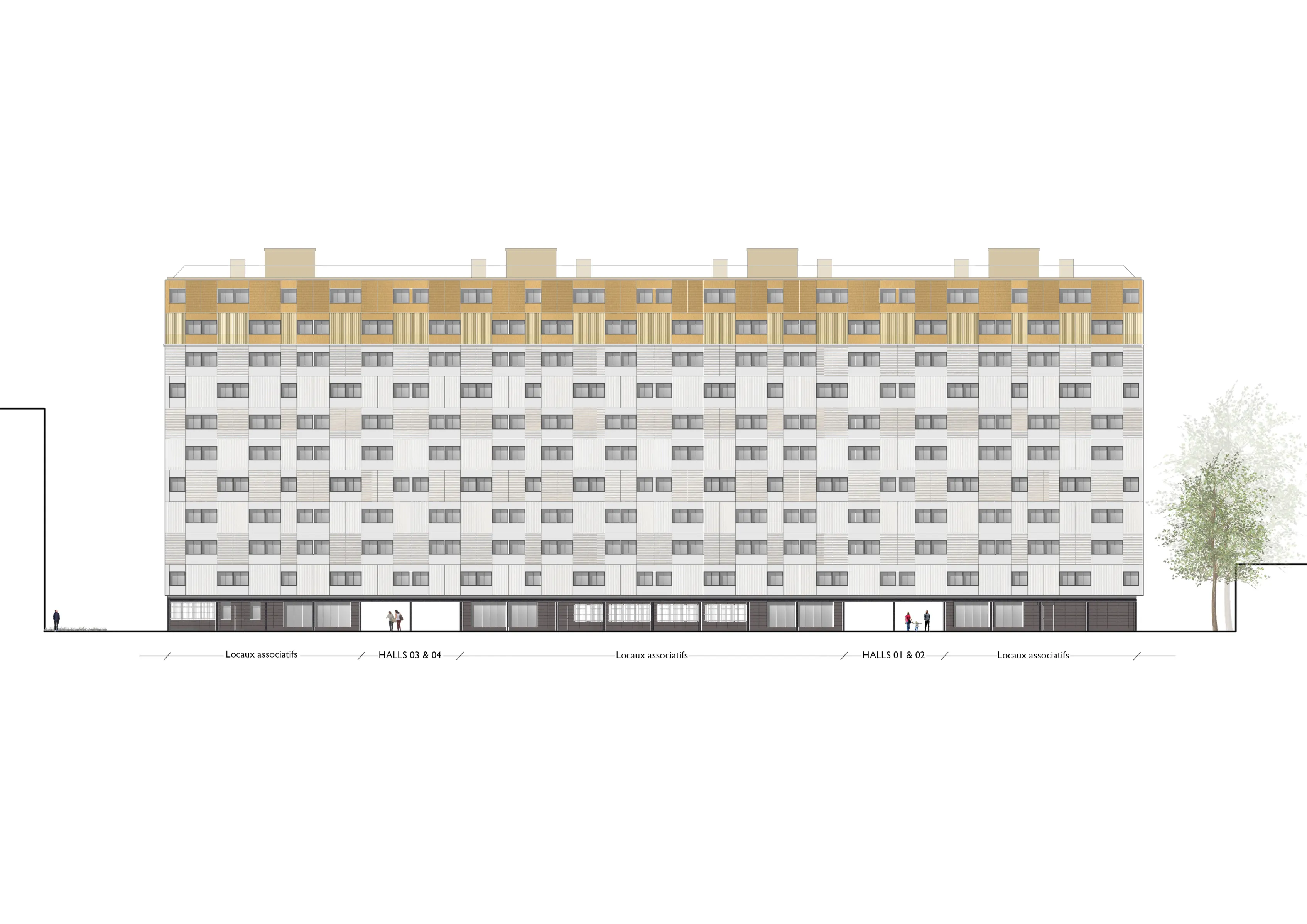 Joliot Curie - Façade Nord_0