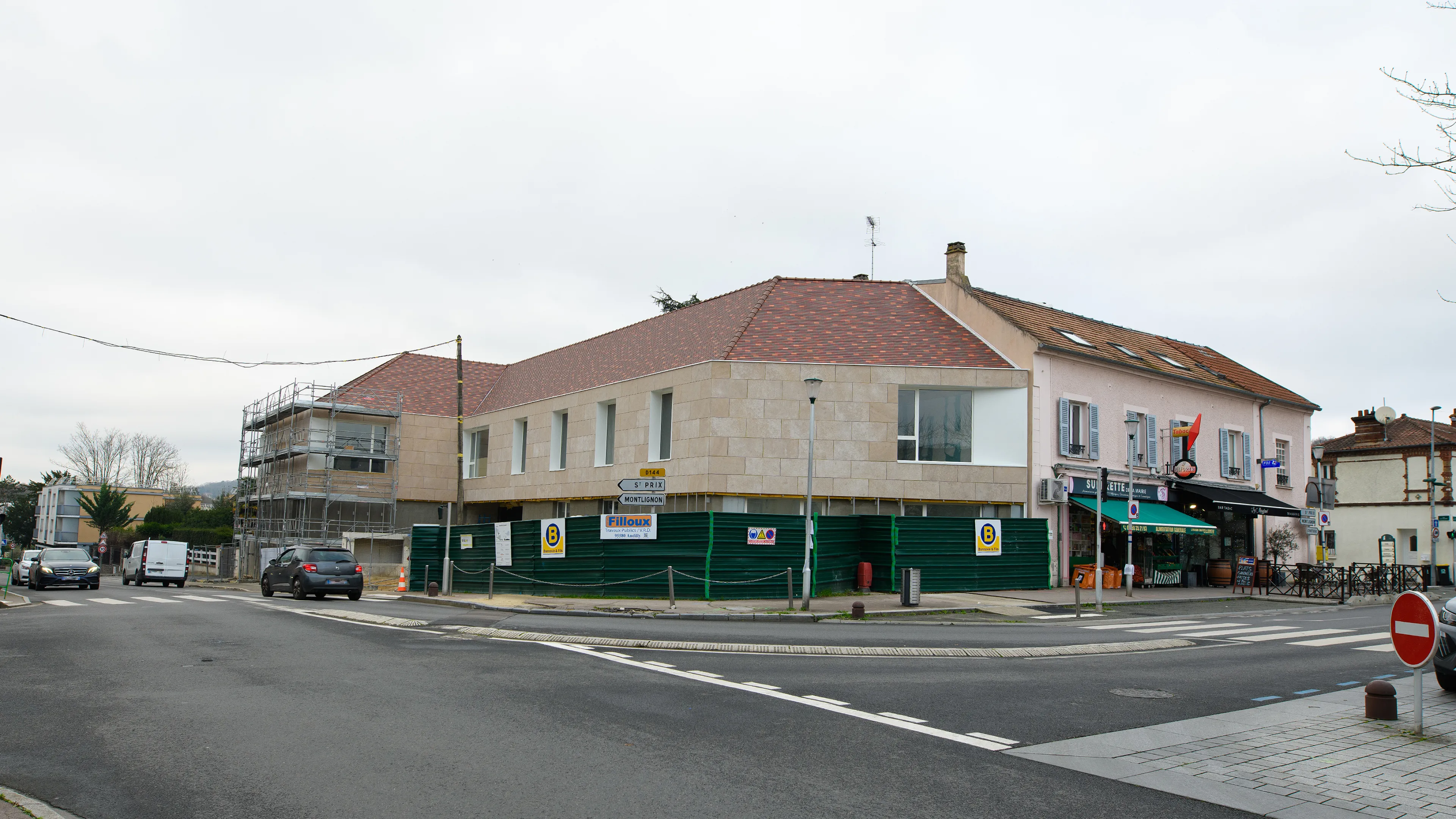 image globale de l'immeuble en construction