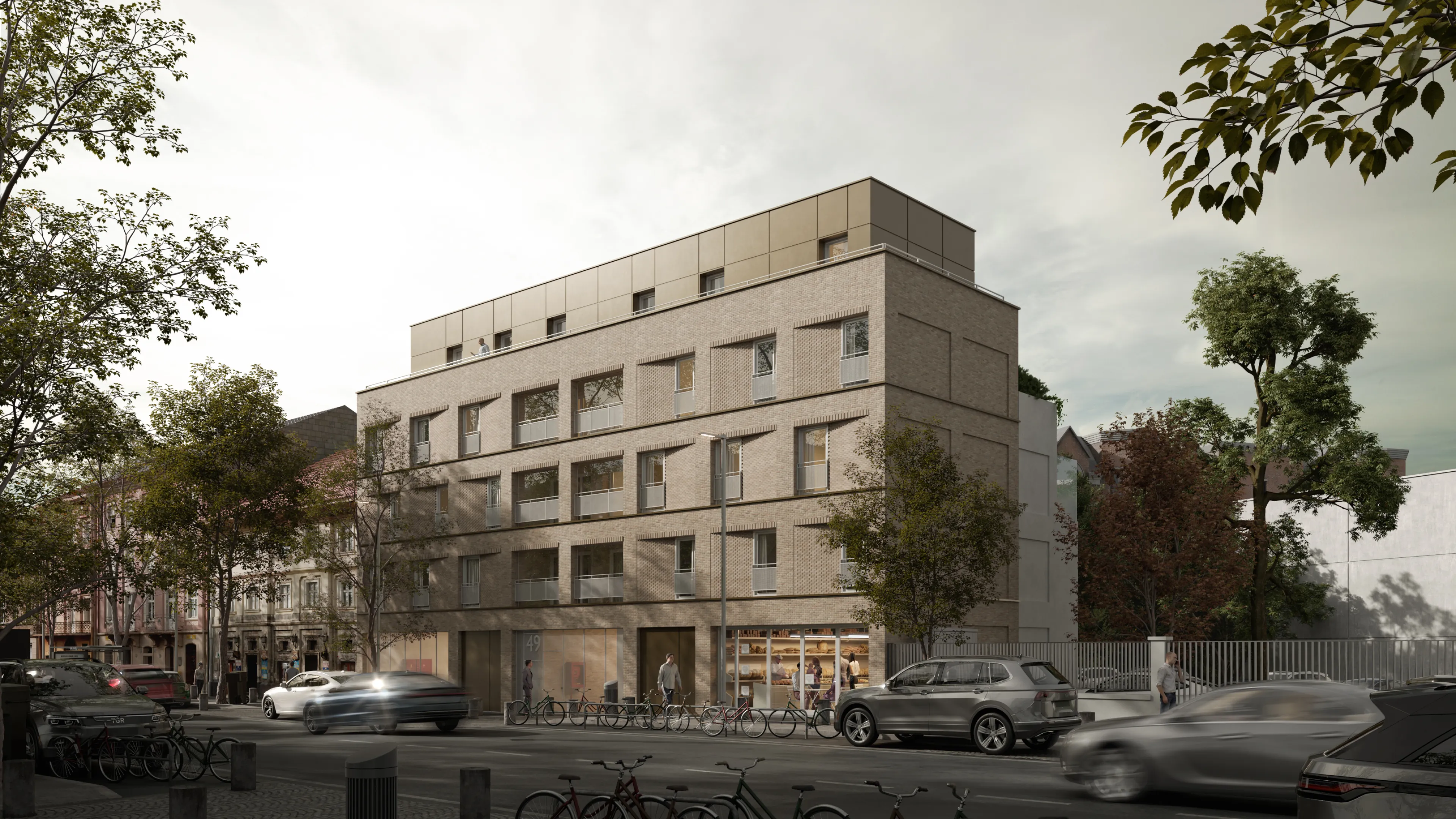 image diagonale du bâtiment