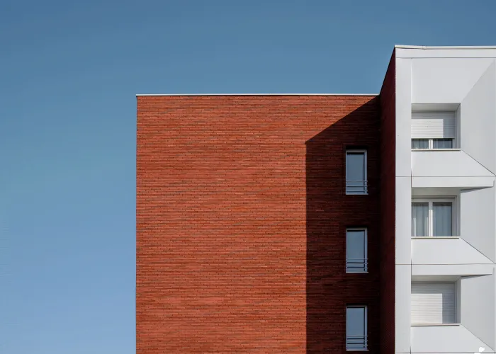 image frontale deux types de façade