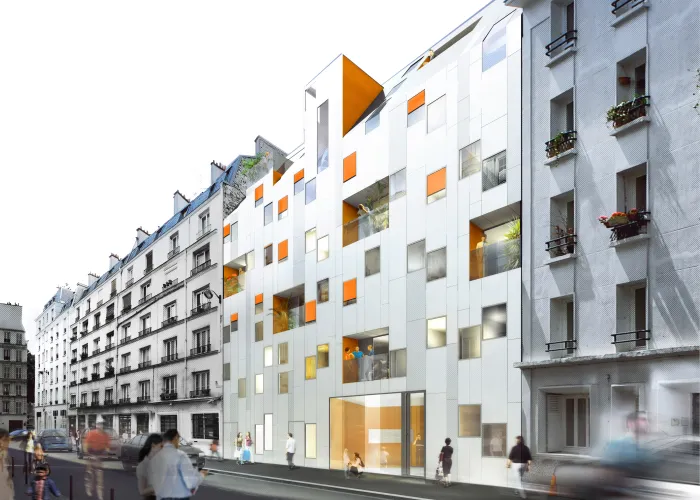 01-Perspective-rue-Construction-RIVP-Logements-Sociaux-Paris-Atela-Architectes_1_0