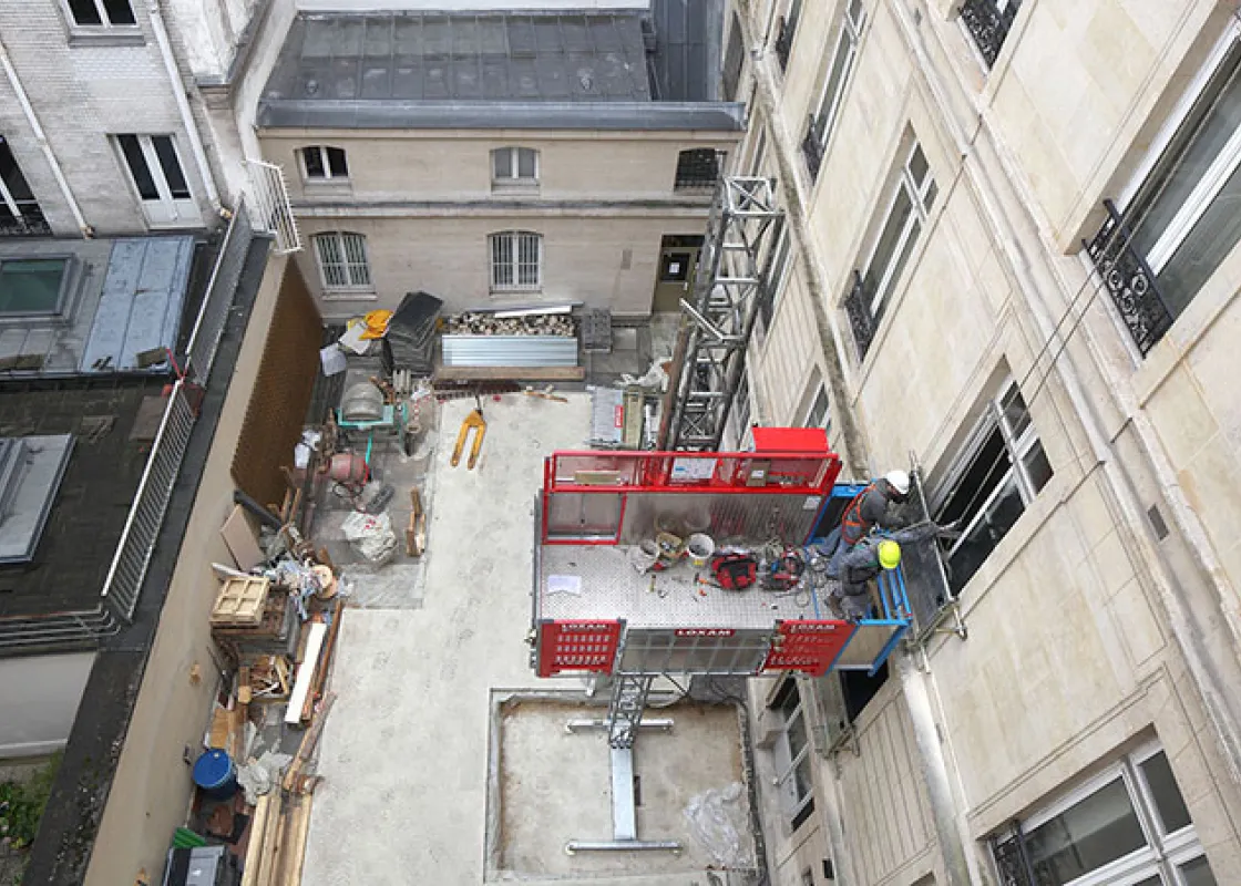 THE END OF THE STRUCTURAL WORK IS APPROACHING
