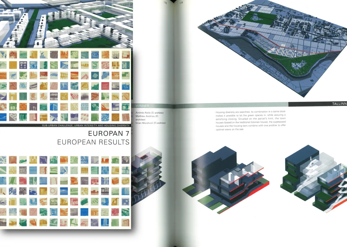 2004 • Mies van der Rohe Pavilion, Spanish projects' resolution, Barcelona – Europan 7