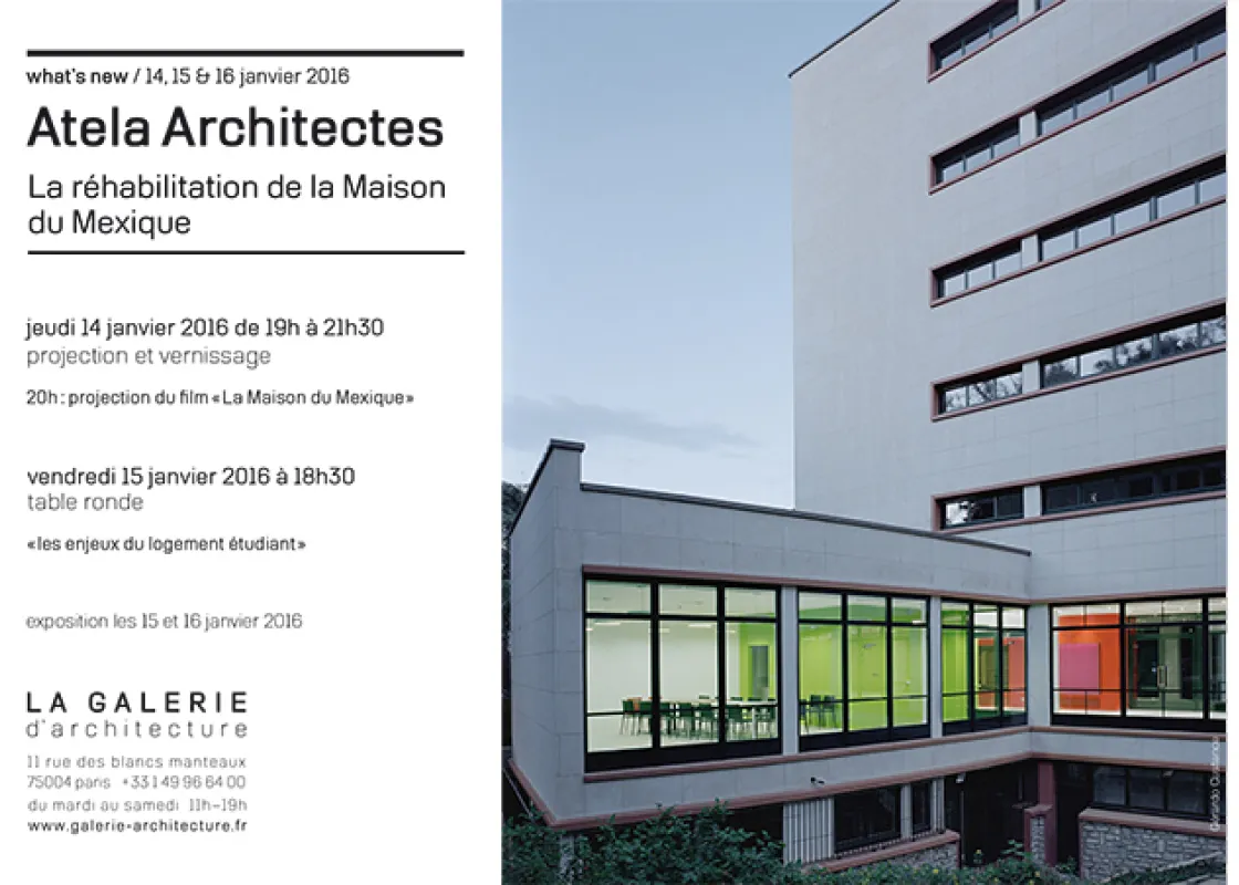 ATELA ARCHITECTS EXHIBITS ITS WORK