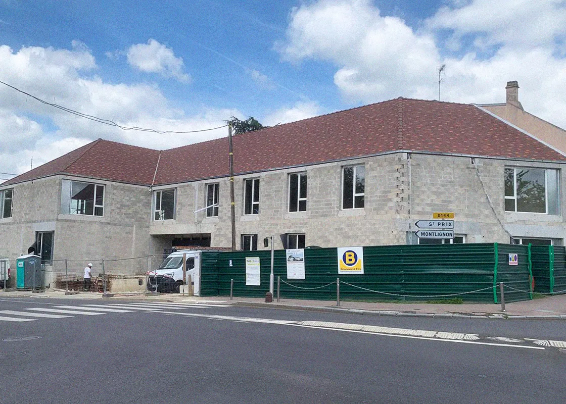 Image du chantier de la future Maison de Santé de Margency